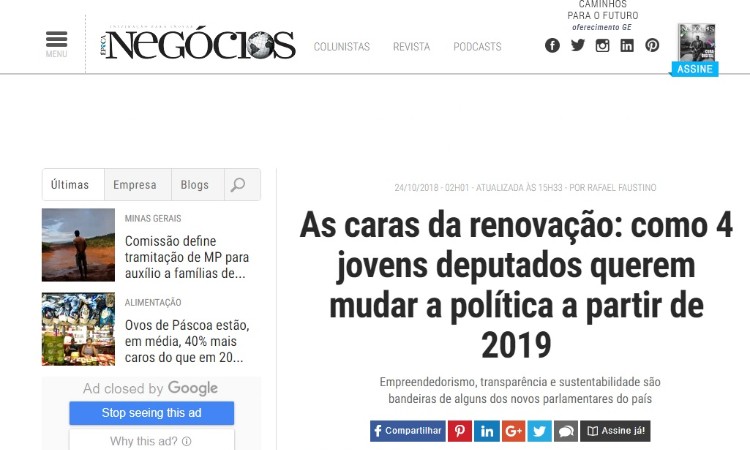 Campanha do Deputado Estadual Eleito, Allyson Bezerra é destaque em revista nacional